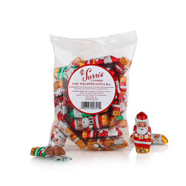 Foiled Santa Bag