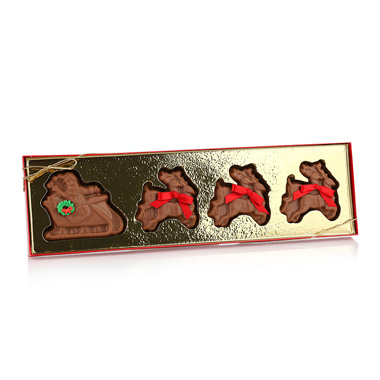 Boxed Santa and Sleigh
